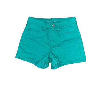 Old Navy Women's High Rise Shorts Green Size 2